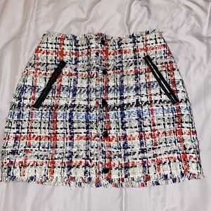 Rag and bone tweed skirt